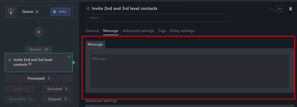 Invitación automática en LinkedIn