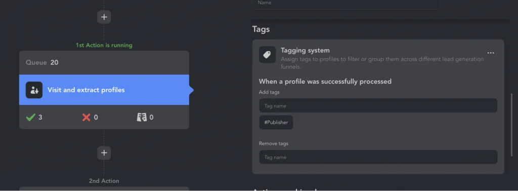 Tags in Linked Helper zur Gruppierung von Leads nach Lead-Score oder Interesse für Strategien zur Steigerung des B2B-Vertriebs nutzen