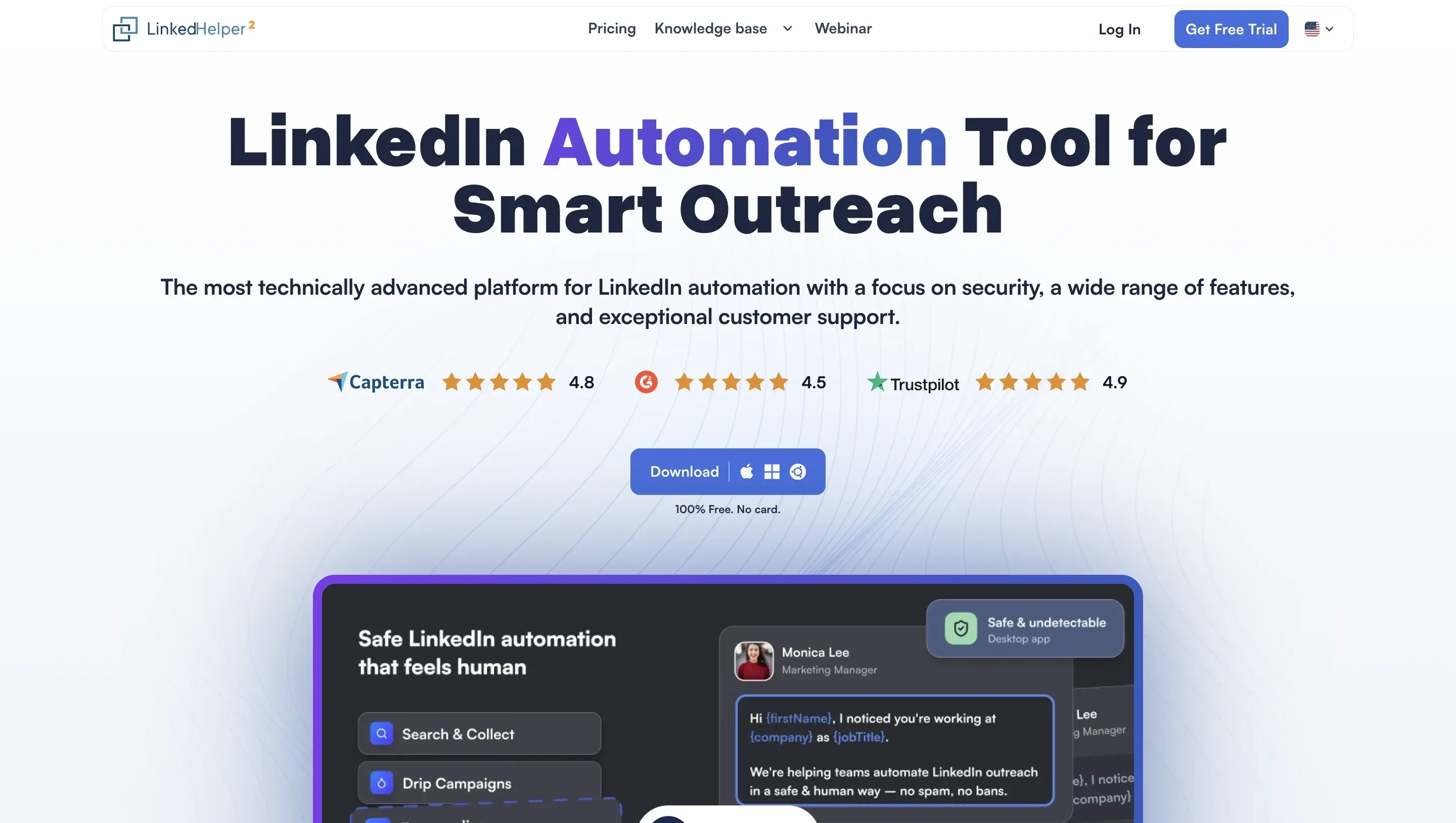 Linked Helper — herramienta de automatización de LinkedIn