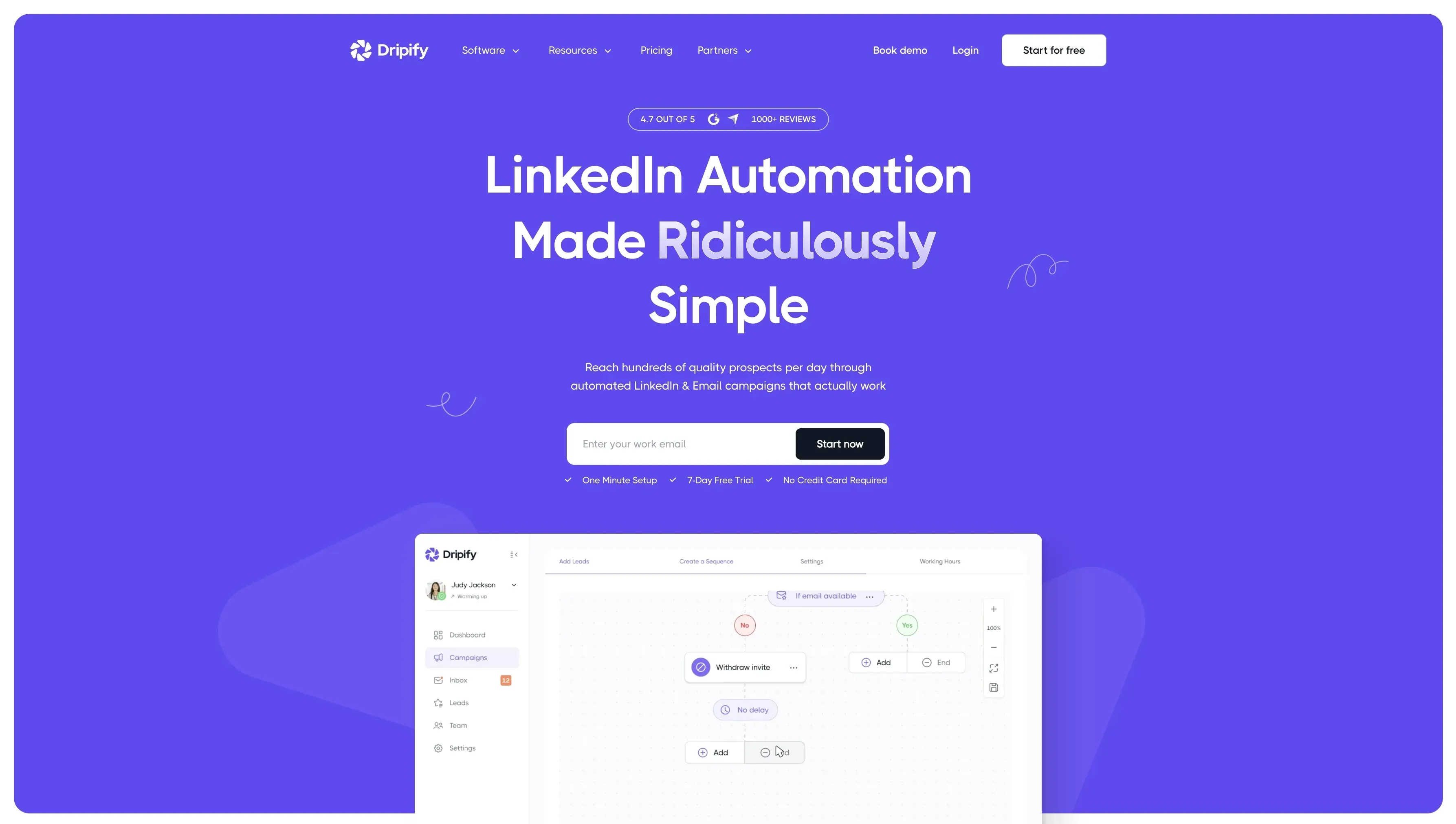 Dripify — herramienta de automatización de LinkedIn