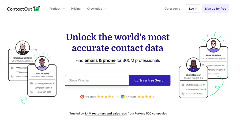 ContactOut-E-Mail-Suche für LinkedIn