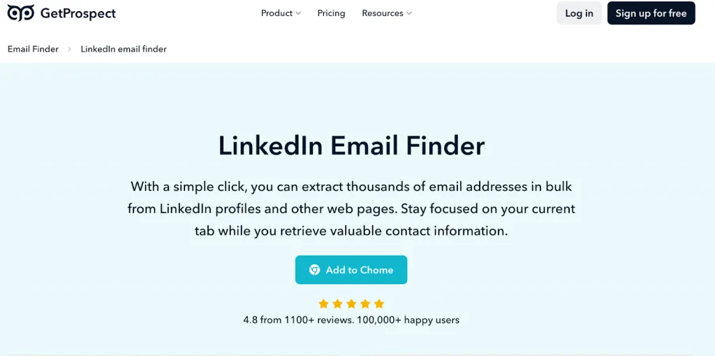 Mit GetProspect E-Mail-Adressen über LinkedIn finden