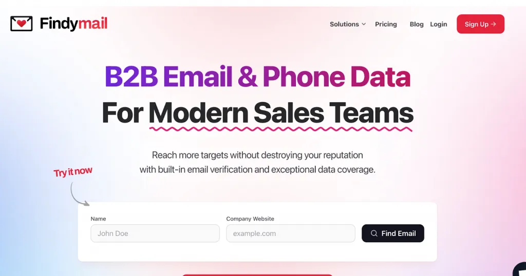 Findymail extrahiert E-Mail-Adressen aus LinkedIn