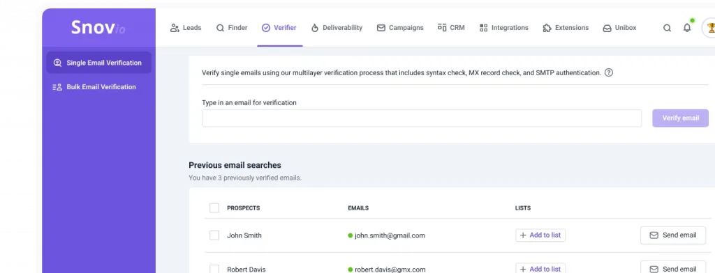 Snov.io findet E-Mail-Adressen aus LinkedIn-Profilen