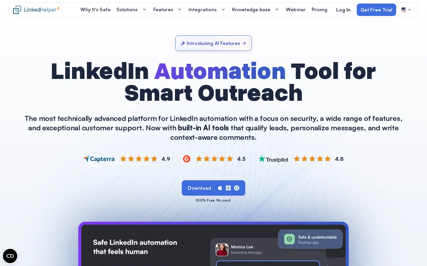 Linked Helper public homepage