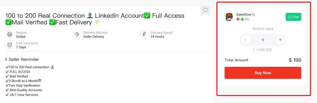 LinkedIn-Profile in großen Mengen kaufen