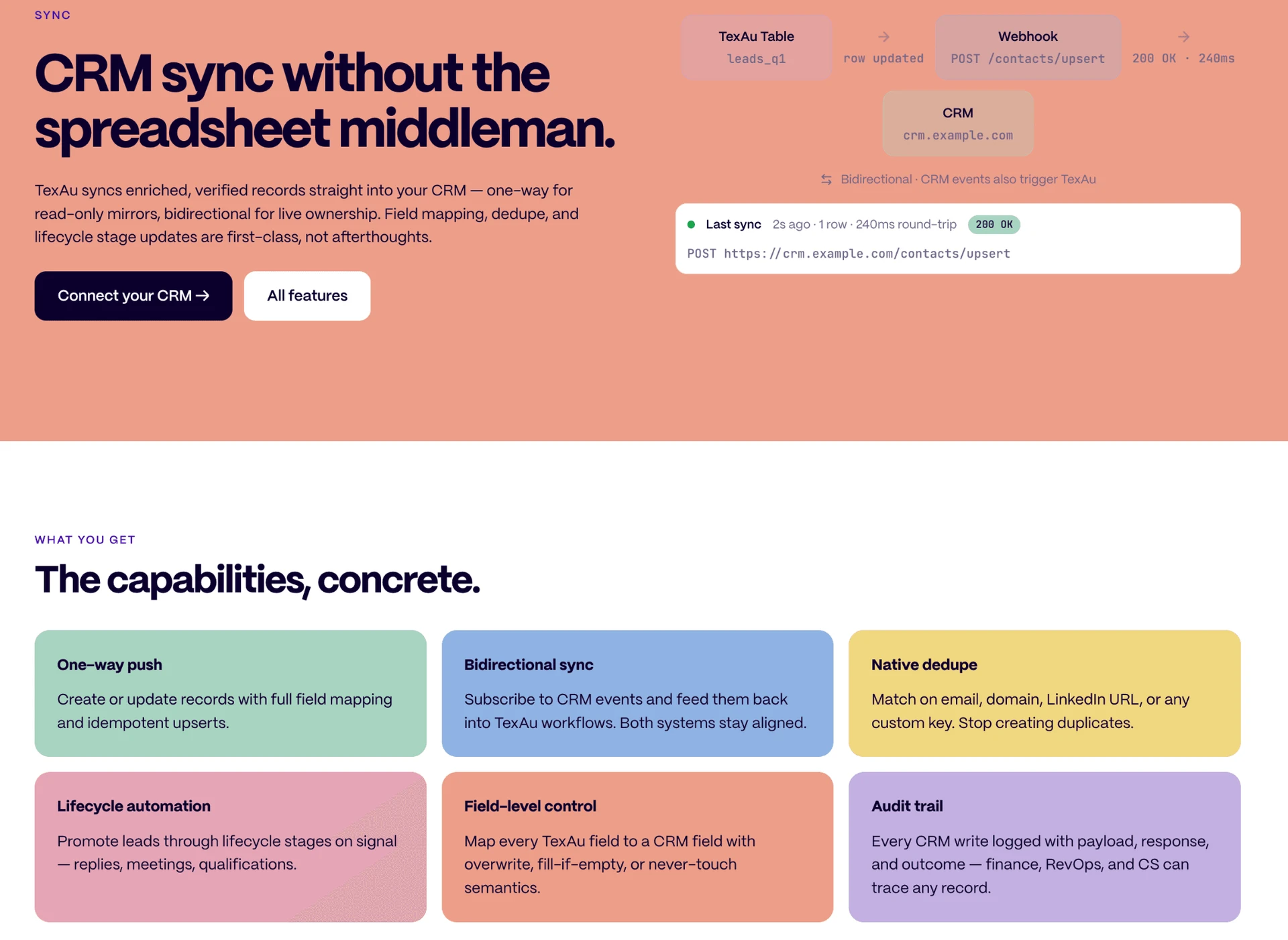CRM Sync, External Senders, and Who Owns Campaign State
