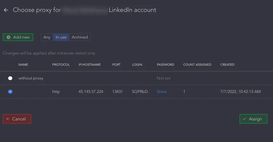 Detección de la automatización en LinkedIn