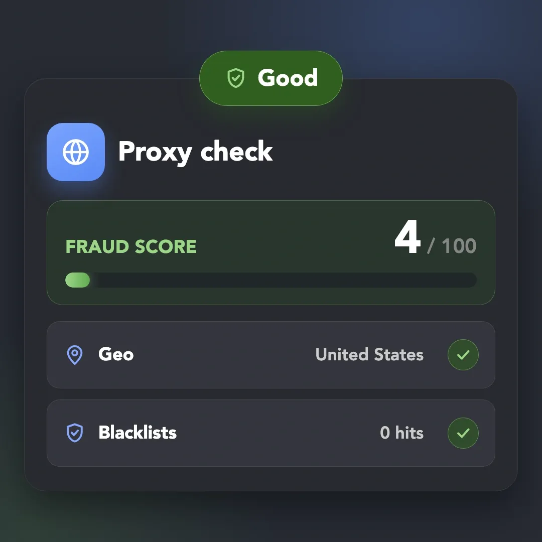 Fraud Score Check