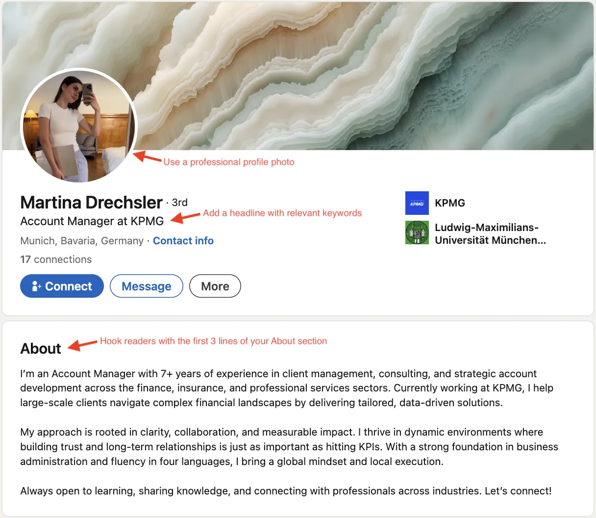 Full Page With Callouts (photo, Headline, Summary)