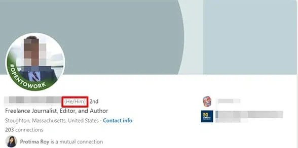 LinkedIn und Geschlecht