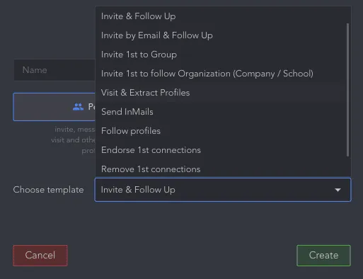 So erhöhen Sie die Zahl der LinkedIn-Follower: Automatisierungsaktion in Linked Helper