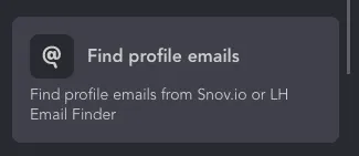 búsqueda de correos electrónicos de perfiles de eventos de LinkedIn para un archivo CSV en Linked Helper
