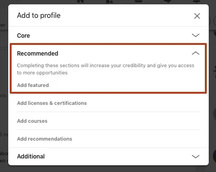 Cómo compartir un ascenso en LinkedIn y añadirlo a «Featured»