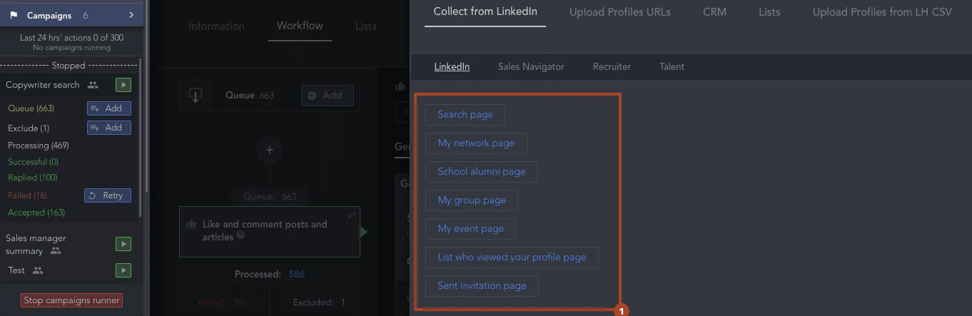 how to message someone on linkedin about a job