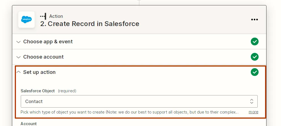 LinkedIn-Integration mit Salesforce und „Create Record in Salesforce“