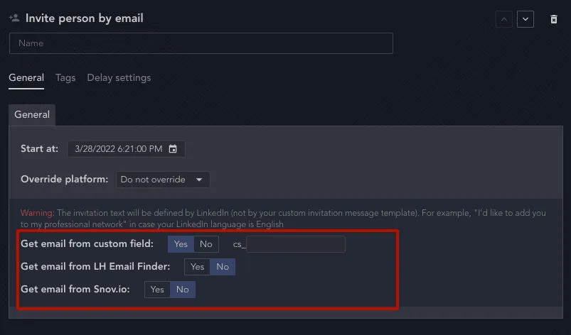 Jemanden per E-Mail auf LinkedIn einladen – Funktion zum Ermitteln von E-Mail-Adressen