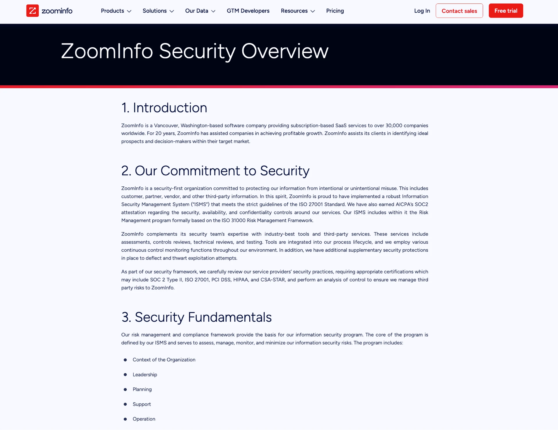 A ZoomInfo é segura? Segurança, privacidade e riscos para os titulares dos dados