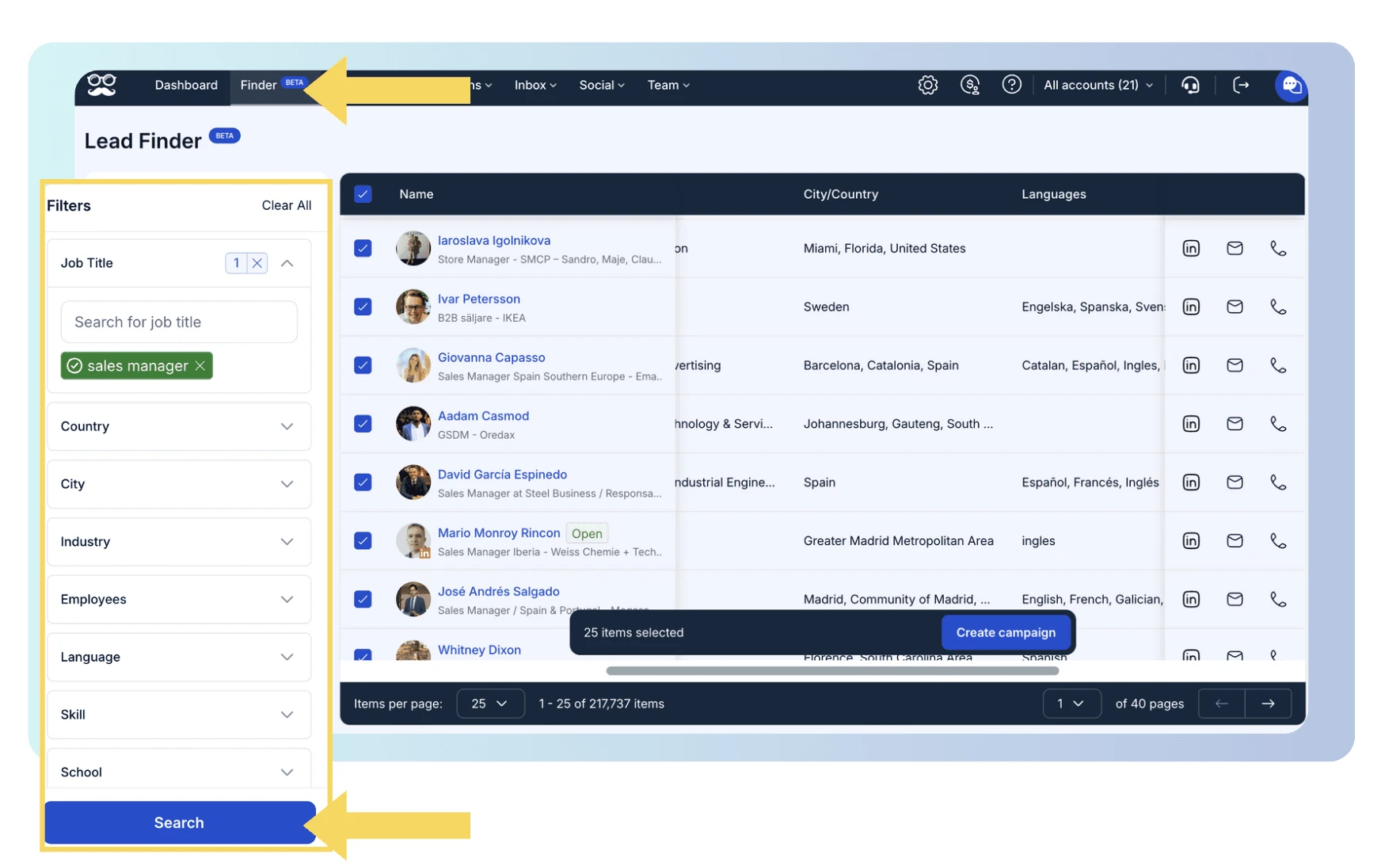 Lead Targeting, List-Building & ICP