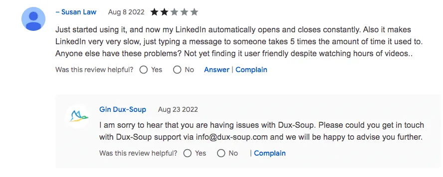Screenshot von Problemen beim Deaktivieren von Kampagnen über das Dashboard