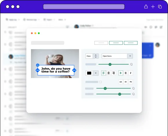personalização de mensagens na Expandi