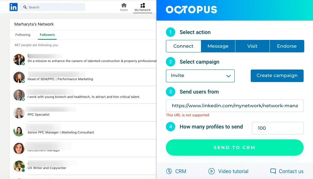 Octopus en action sur LinkedIn