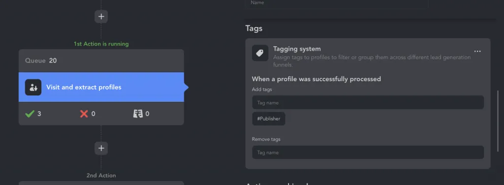 Linked Helper frente a Skylead: función de etiquetado de Linked Helper