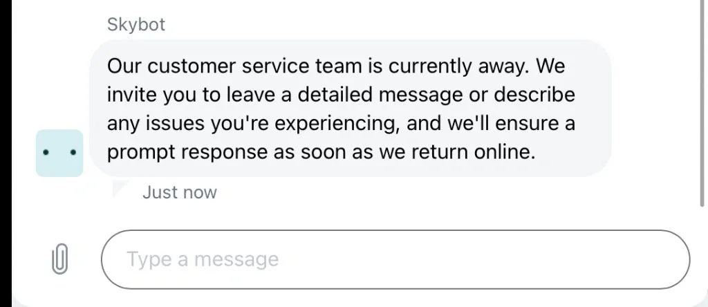 Interfaz de Linked Helper frente a Skylead: mensajes del servicio de soporte
