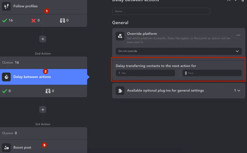 Verzögerter Start in Linked Helper im Vergleich zu Zopto
