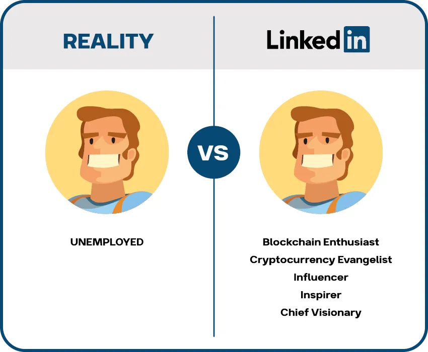 Meme sobre los extractos de LinkedIn.