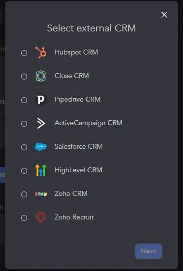 Account-Based-Marketing-Automatisierung mit direkten CRM-Integrationen in Linked Helper