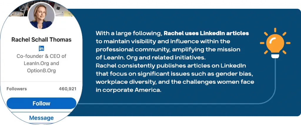 Anwendungsbeispiel für kollaborative LinkedIn-Artikel