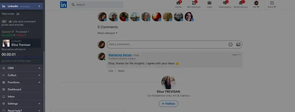 Aufbau eines LinkedIn-Sales-Funnels mit Linked Helper in Echtzeit