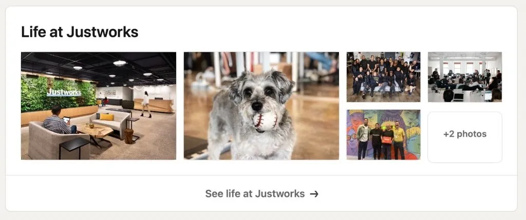 B2B-Unternehmen, die LinkedIn-Marketing nutzen: Justworks