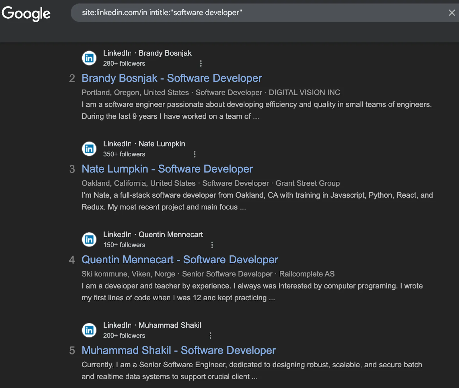 So führen Sie eine Boolean-Suche auf LinkedIn über Google durch