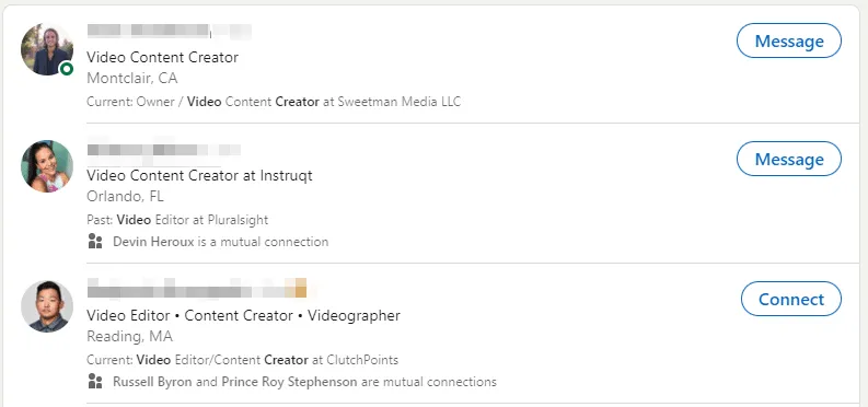 extraction de données avec Linked Helper pour un modèle de message de prospection à froid sur LinkedIn