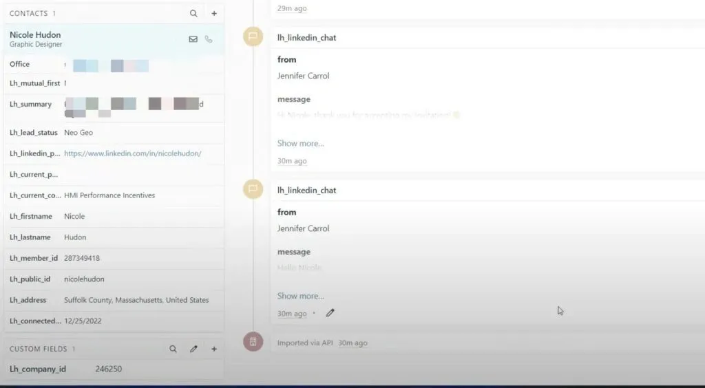 CRM-Systeme mit LinkedIn-Integration – Beispiel für die Chatintegration in Close.io