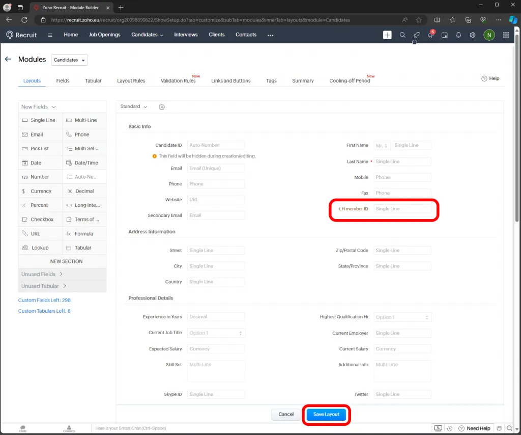 CRM-Systeme mit LinkedIn-Integration – Beispiel für Zoho Recruit