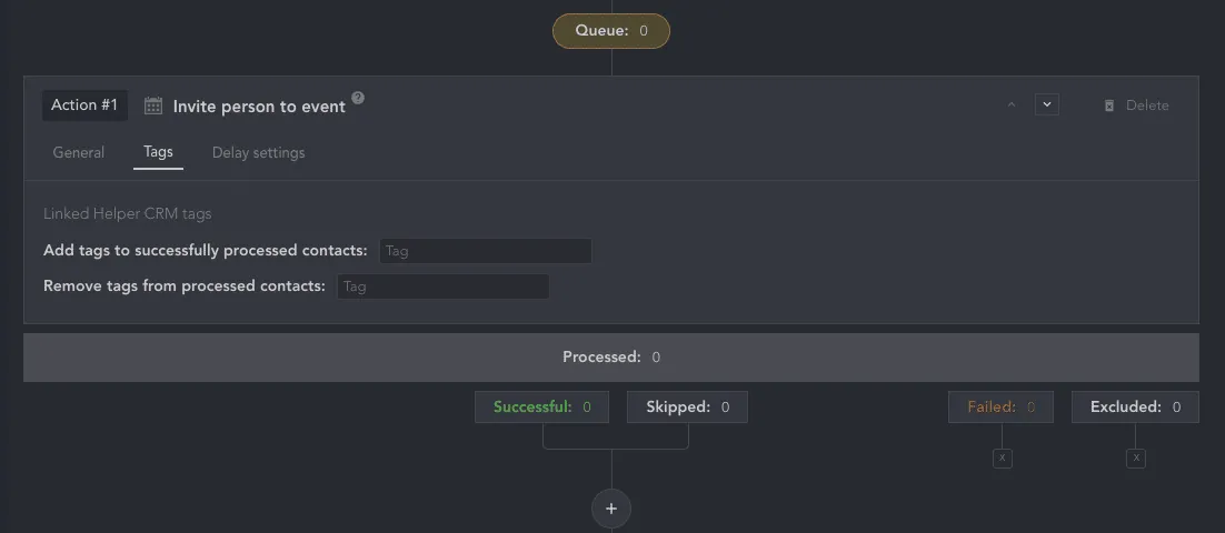 automatisation du réseautage professionnel sur LinkedIn avec l’action « Invite person to event »