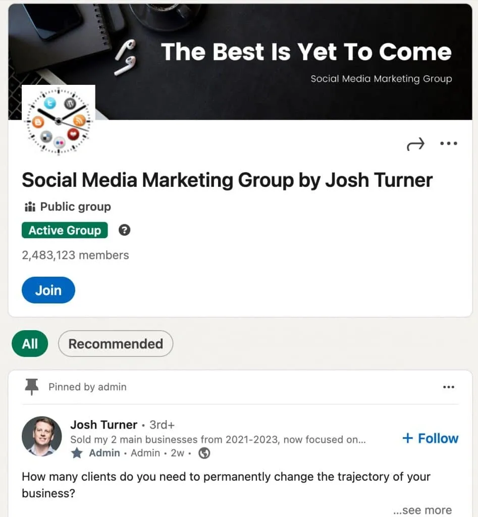LinkedIn-Gruppen zum Beitreten – Digital Marketing