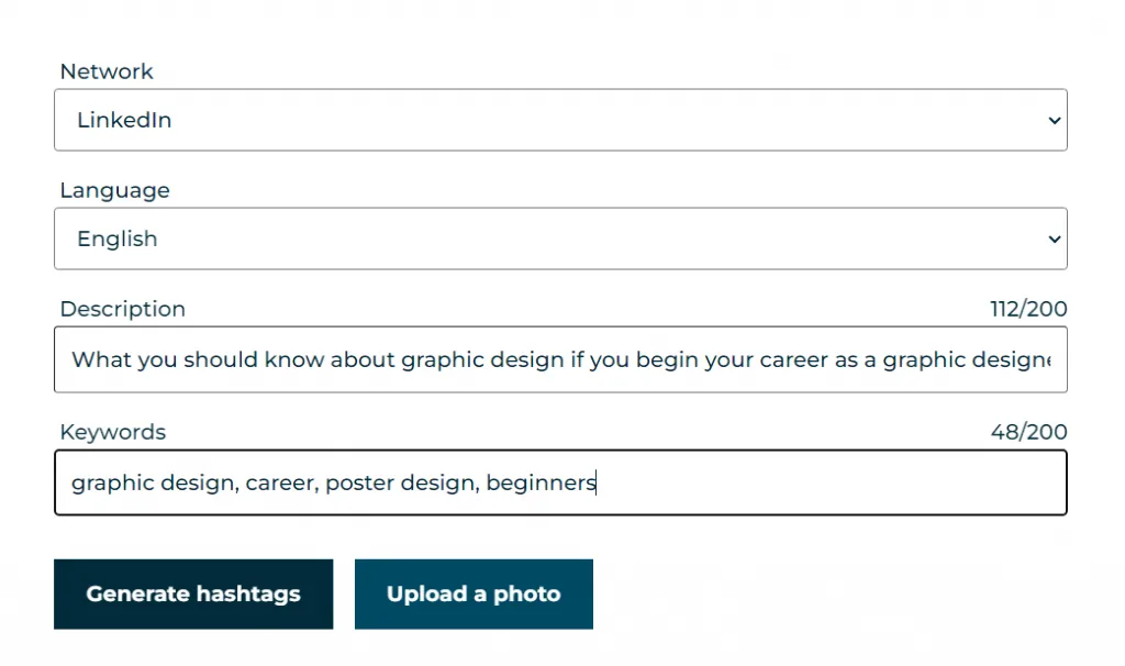 Kostenloser LinkedIn-Hashtag-Generator von Hootsuite