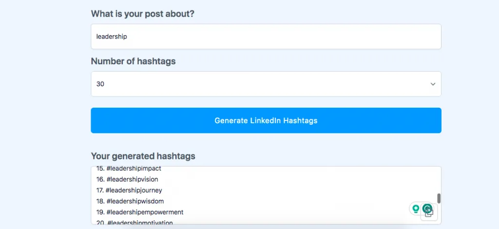 LinkedIn-Hashtag-Recherche in der AI-gestützten Analyse von LazyApply