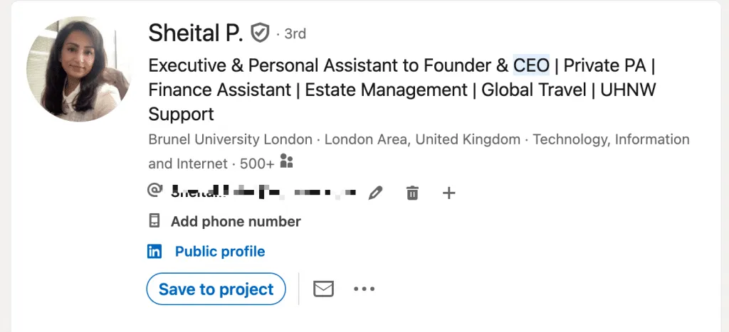 Bons titres LinkedIn pour un PDG