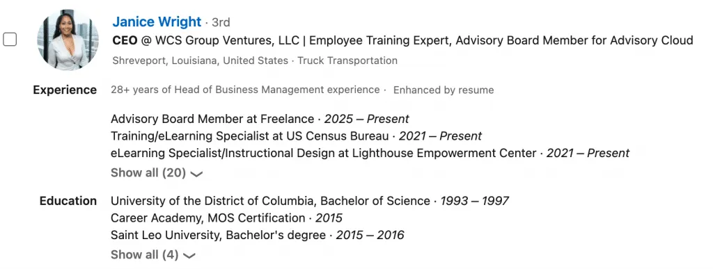 Idées de titres LinkedIn pour un PDG