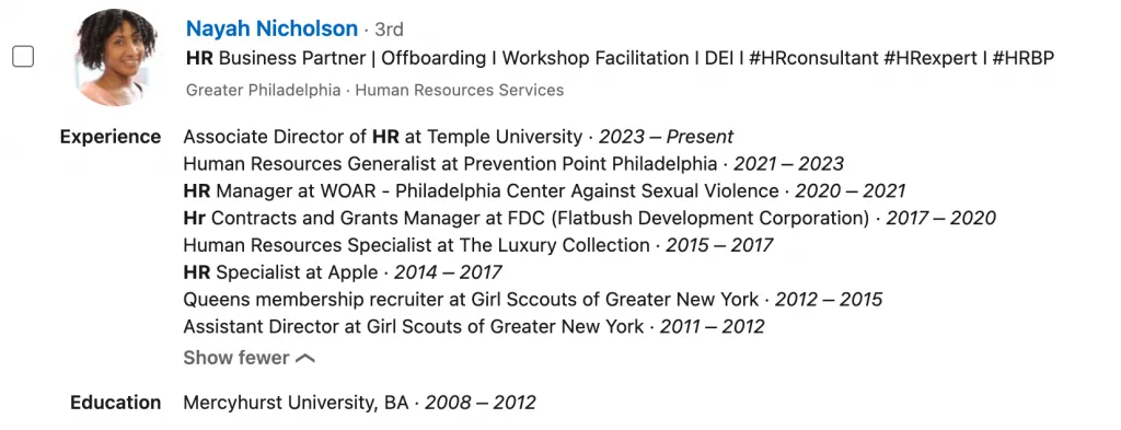 Exemples d’excellents profils LinkedIn pour les professionnels des RH