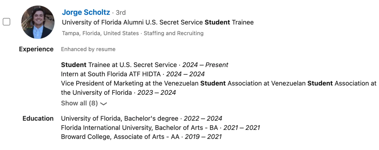 Exemples de titres LinkedIn pour un jeune diplômé