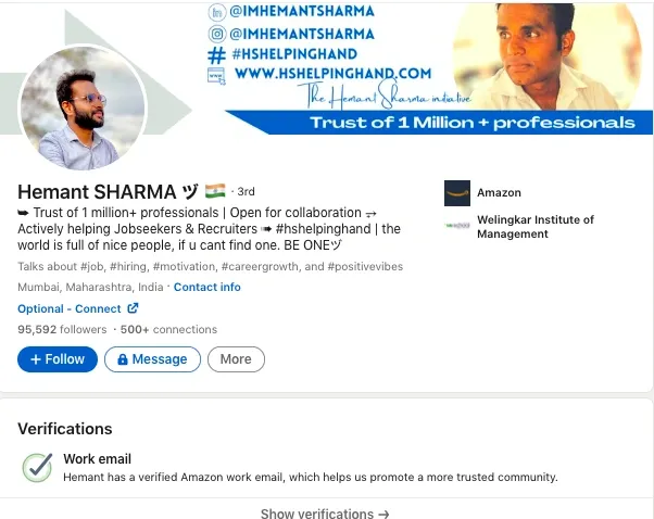 So erhalten Sie ein Verifizierungsabzeichen auf LinkedIn