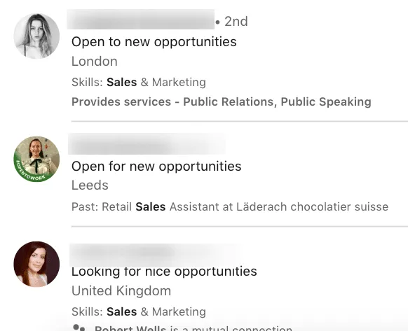 Mit einem LinkedIn-Rahmen können Sie in Suchergebnissen schneller auffallen.