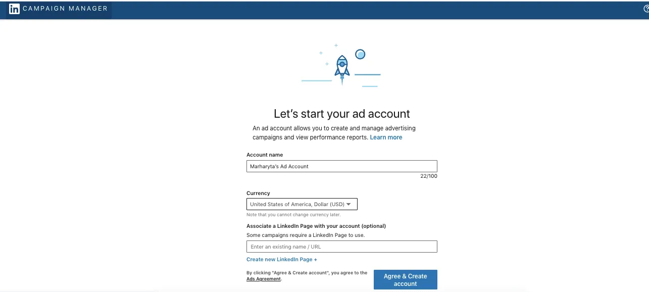 LinkedIn-Werbeoptionen