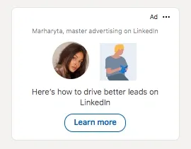 LinkedIn-Werbeoptionen